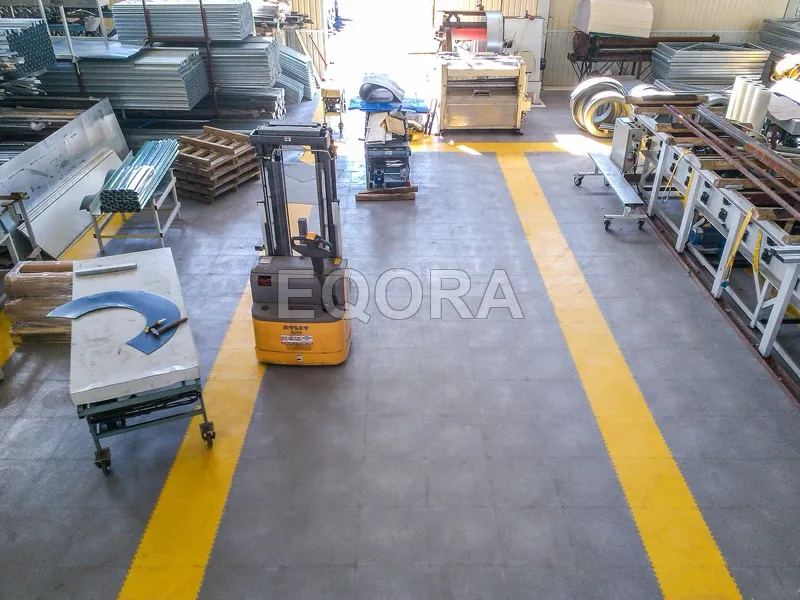 Резиновые покрытия из крошки для производственного цеха в Чехове