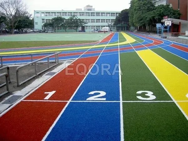 Бесшовное покрытие из резиновой крошки для беговых дорожек в Чехове