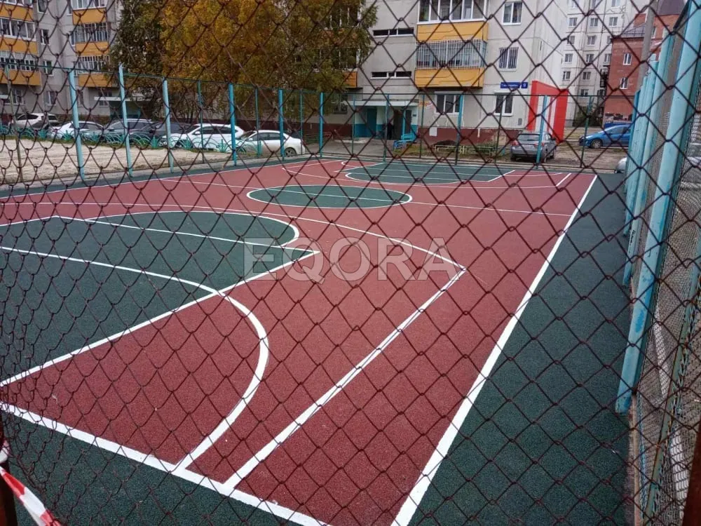 Резиновые покрытия из крошки для спортивных площадок в Чехове