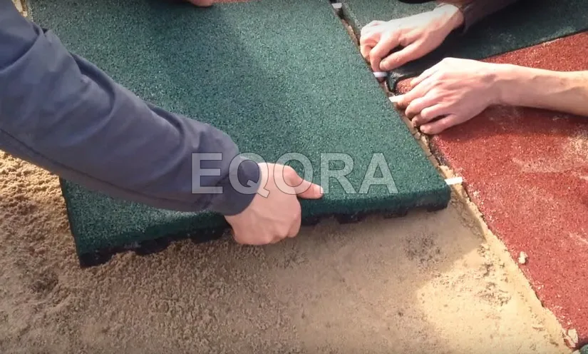 Укладка резиновой плитки в Чехове