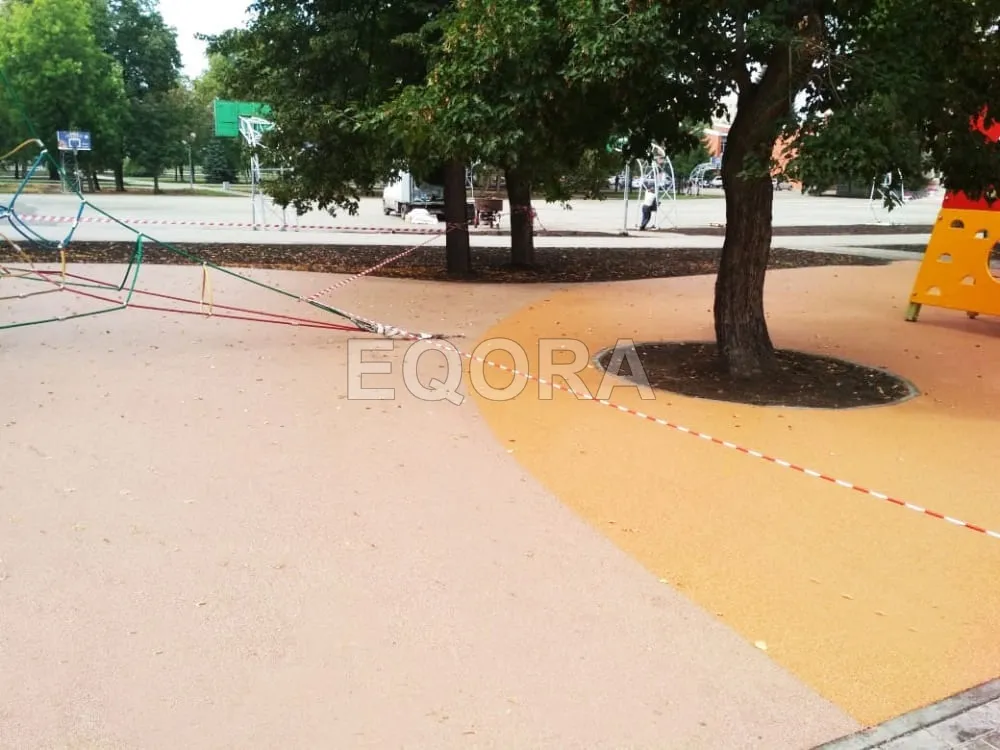 Водопроницаемое покрытие из резиновой крошки в Чехове