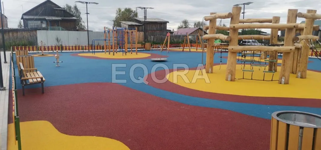 Варианты покрытия для детских площадок на улице в Чехове