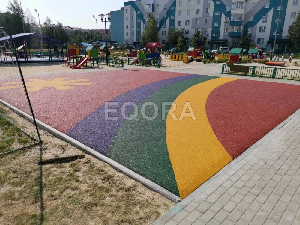 Подходит ли резиновое покрытие для детских площадок в Чехове?